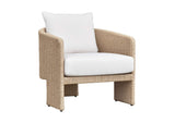 TOV-O68809 Alexa Cream Performance Fabric Outdoor Armchair