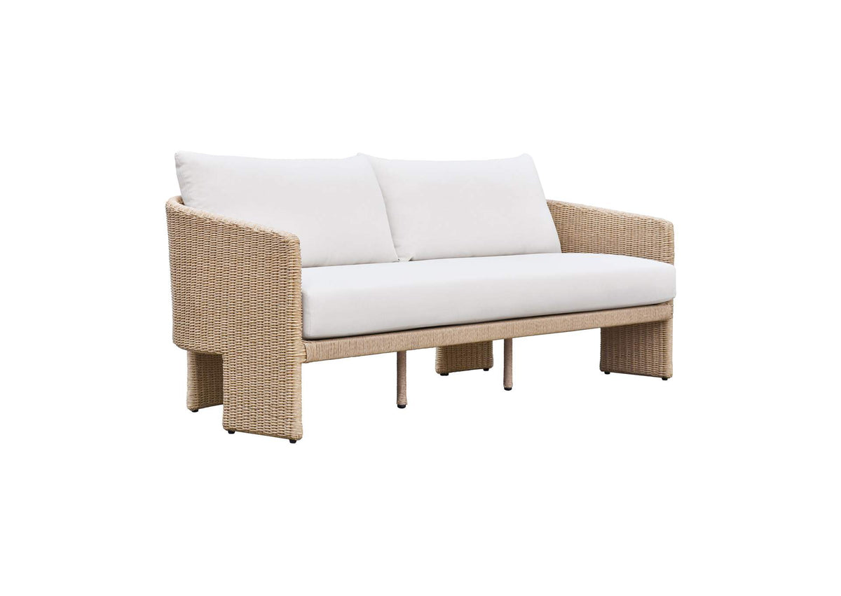 TOV-O68810 Alexa Cream Performance Fabric Outdoor Sofa