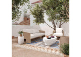 TOV-O68810 Alexa Cream Performance Fabric Outdoor Sofa