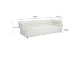 TOV-IHL68574 Elsa Cream Velvet Sofa