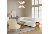TOV-IHL68574 Elsa Cream Velvet Sofa