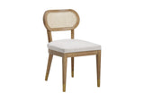 TOV-D54265 Cosette Natural Performance Linen Dining Chair