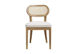 TOV-D54265 Cosette Natural Performance Linen Dining Chair