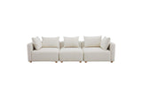 TOV-L68787-SO Hangover Cream Boucle Sofa