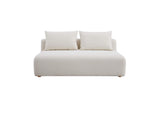 TOV-L68787-LS Hangover Cream Boucle Modular Loveseat