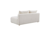TOV-L68787-LS Hangover Cream Boucle Modular Loveseat