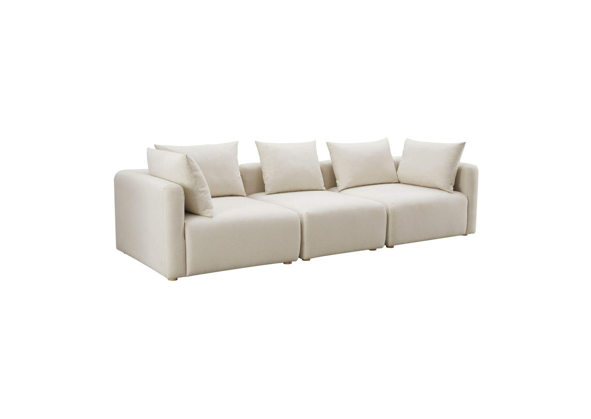 TOV-L68788-SO Hangover Cream Performance Linen Sofa