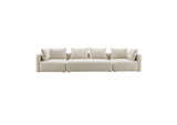 TOV-L68788-SO1 Hangover Cream Performance Linen 145 Inch Long Sofa