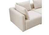 TOV-L68788-LO Hangover Cream Performance Linen Loveseat