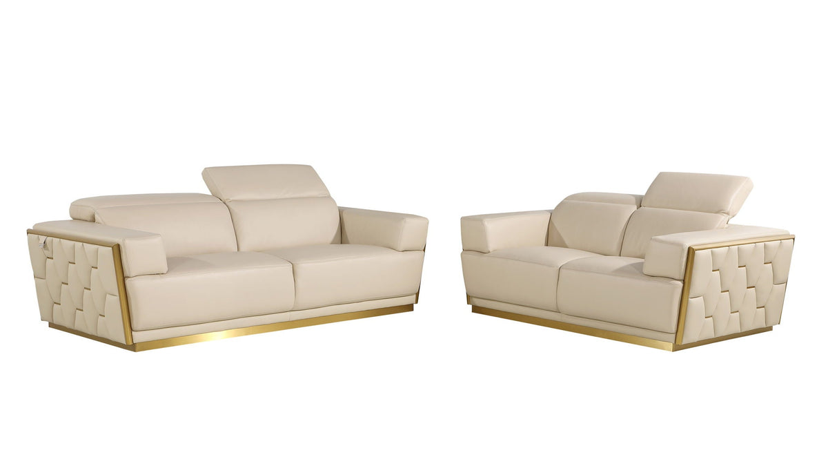 1111 - Leather Living Room Set