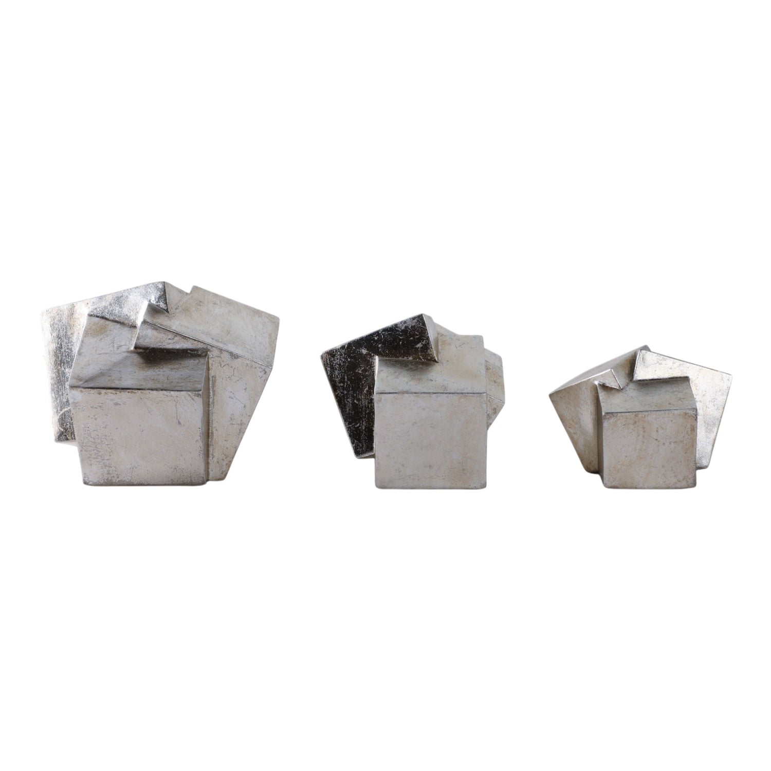 6" / 7" / 8" Hulett Cubes (Set of 3) - Silver