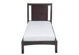 NV23L5 Nevis Wood Sleigh Bed In Espresso