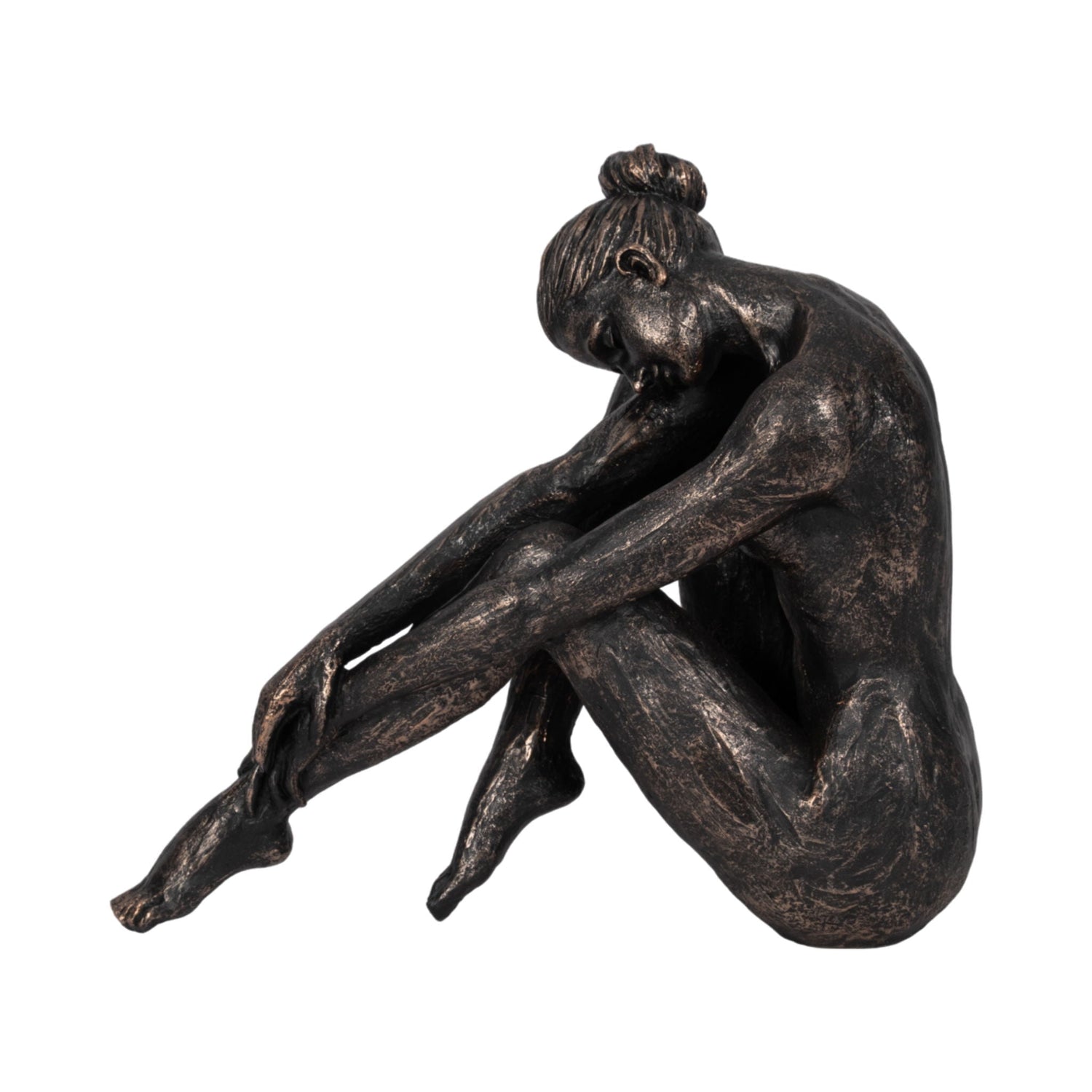 16" Resting Ballerina - Bronze