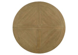 180200 Florence Round 60-inch Wood Dining Table Rustic Honey