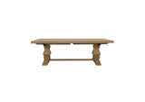 180201 Florence 126-inch Extension Dining Table Rustic Honey