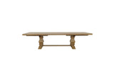 180201 Florence 126-inch Extension Dining Table Rustic Honey