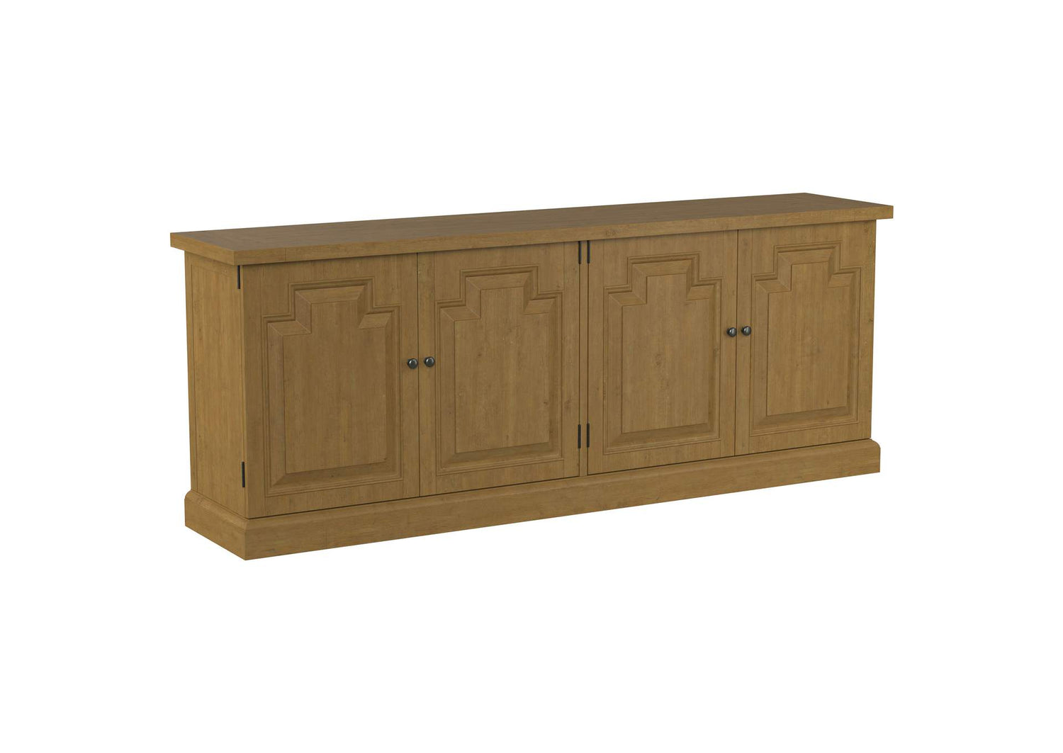 Florence 4-door Dining Sideboard Buffet Cabinet Rustic Honey