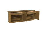 180205 Florence 4-door Dining Sideboard Buffet Cabinet Rustic Honey