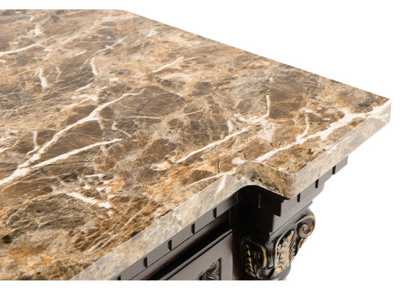 1808-40 Hill Server with Faux Marble Top