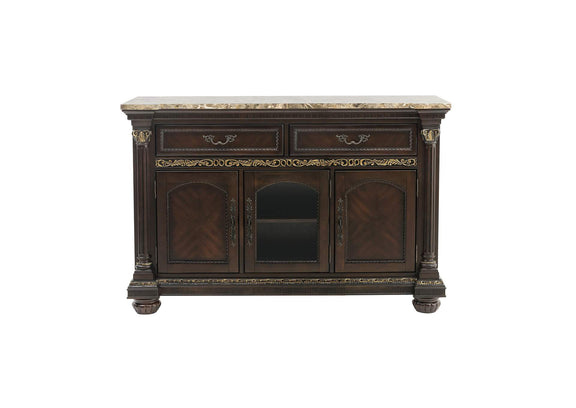 1808-40 Hill Server with Faux Marble Top