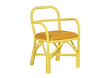 TOV-D21023 Ginny Yellow Rattan Dining Chair
