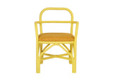 TOV-D21023 Ginny Yellow Rattan Dining Chair