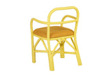 TOV-D21023 Ginny Yellow Rattan Dining Chair