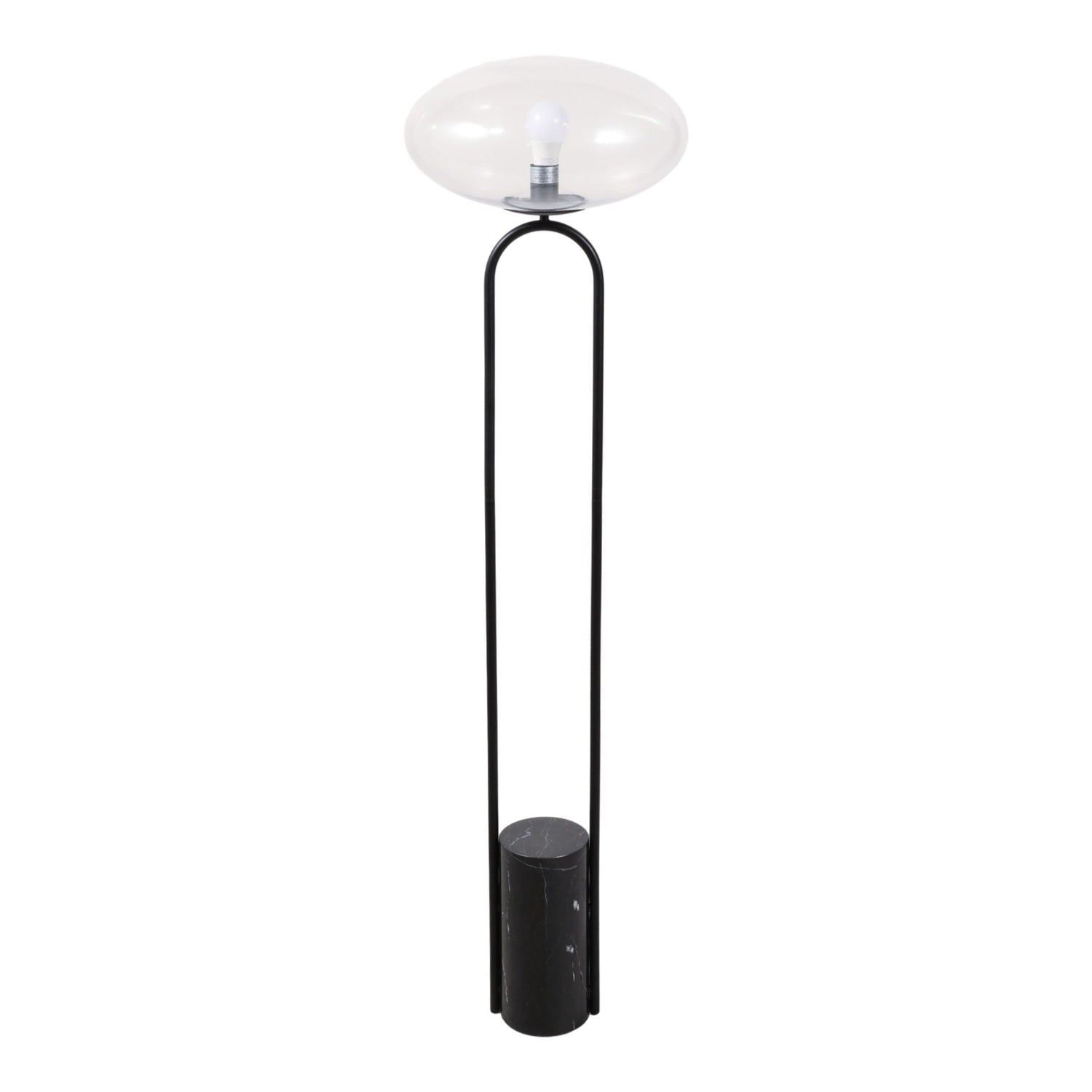 58" Sheridan Marble Base Floor Lamp 2BXS - Multi