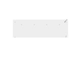 182037 Montara Tempered Glass Wine Storage LED Curio Cabinet Chrome