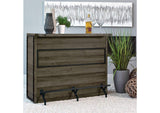 182071 Joe 5-shelf Composite Wood Home Bar Wine Cabinet Aged Oak