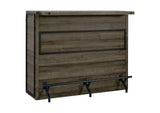 Joe 5-shelf Composite Wood Home Bar Wine Cabinet Aged Oak