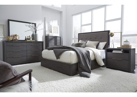 AZU5S5D Oxford Upholstered Footboard Storage Bed In Dolphin