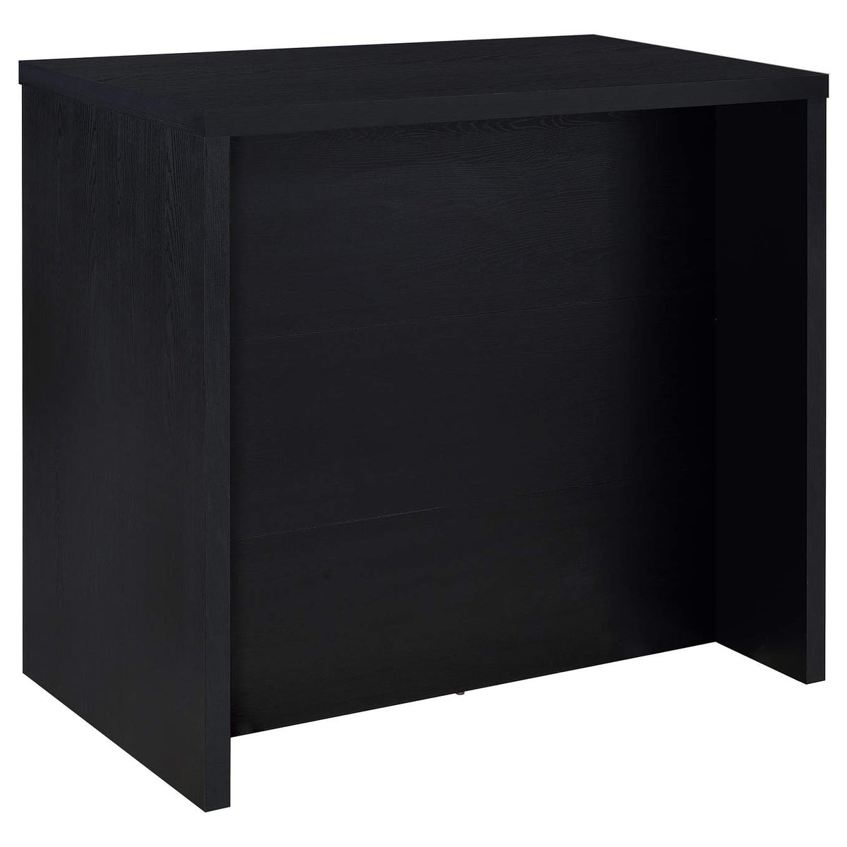 182784 Topanga Engineered Wood Freestanding Home Bar Black