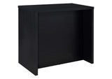 182784 Topanga Engineered Wood Freestanding Home Bar Black