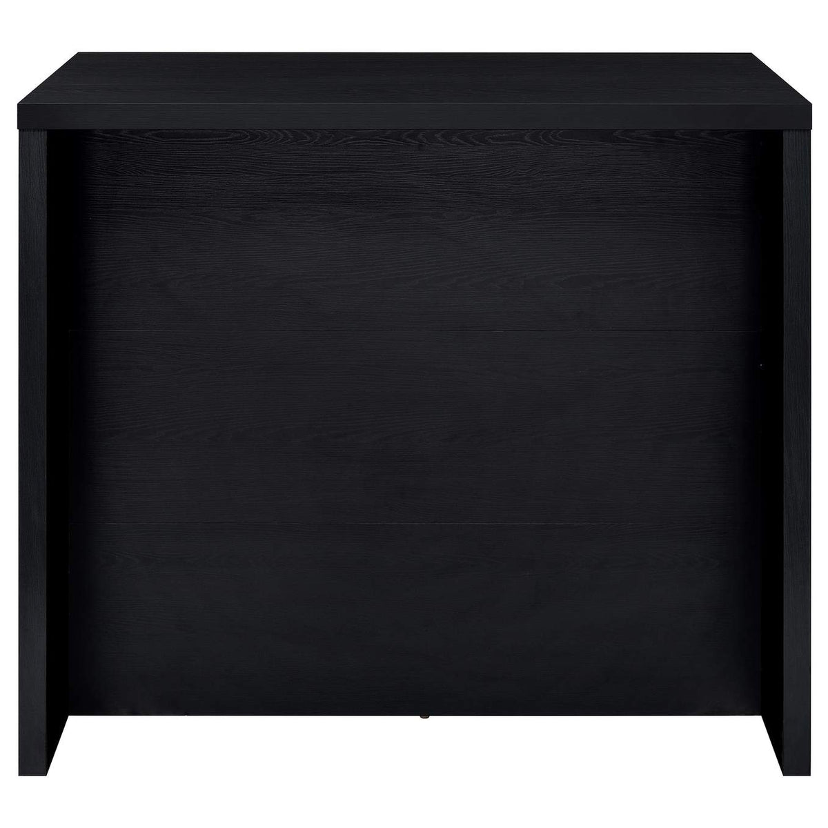 182784 Topanga Engineered Wood Freestanding Home Bar Black