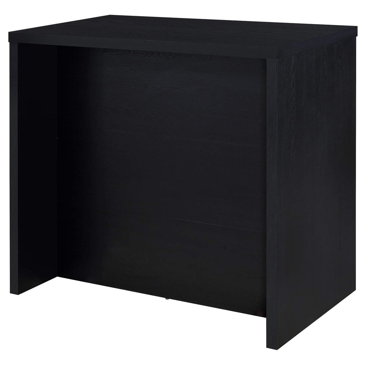 182784 Topanga Engineered Wood Freestanding Home Bar Black