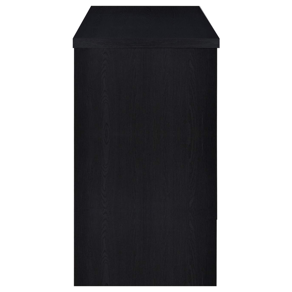 182784 Topanga Engineered Wood Freestanding Home Bar Black