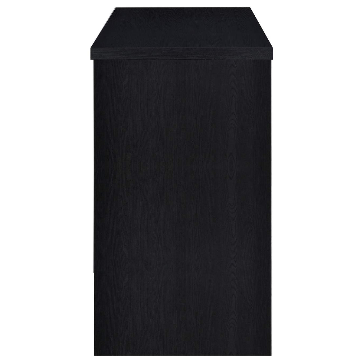 182784 Topanga Engineered Wood Freestanding Home Bar Black