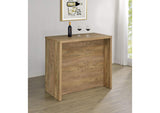 182785 Topanga Engineered Wood Freestanding Home Bar Mango