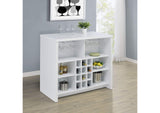 182786 Topanga Engineered Wood Freestanding Home Bar White