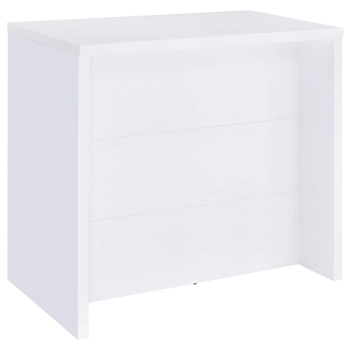 182786 Topanga Engineered Wood Freestanding Home Bar White