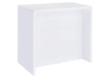 182786 Topanga Engineered Wood Freestanding Home Bar White