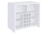 182786 Topanga Engineered Wood Freestanding Home Bar White