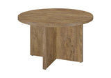 183021 Jamestown Round 47-inch Composite Wood Dining Table Mango