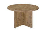 183021 Jamestown Round 47-inch Composite Wood Dining Table Mango