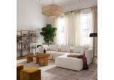 TOV-L68787-SEC Hangover Cream Boucle 4 - Piece Modular Sectional