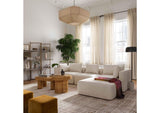 TOV-L68788-SEC Hangover Cream Performance Linen 4 - Piece Modular Sectional