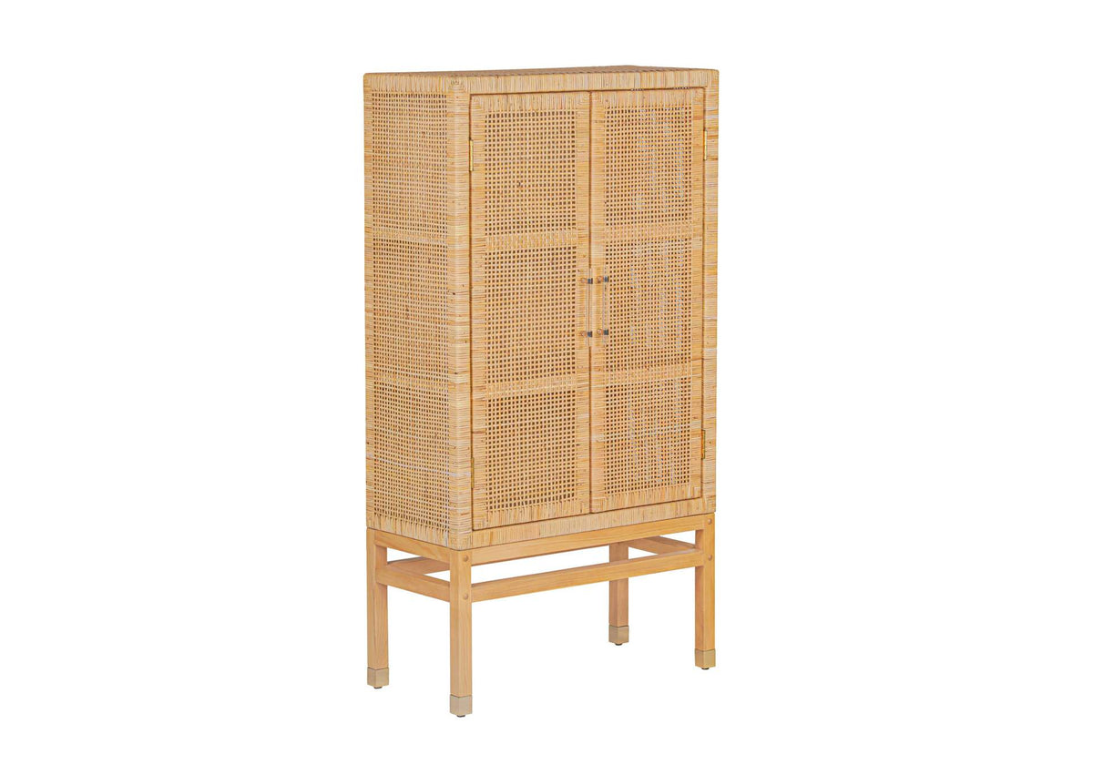 TOV-OC21016 Amara Natural Woven Rattan Cabinet