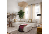 TOV-OC68789 Hangover Cream Boucle Ottoman