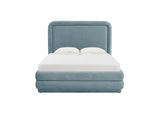 TOV-B44217 Briella Bluestone Velvet Full Bed